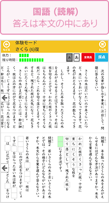 国語(読解)答えは本文の中にあり